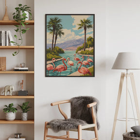 Malen nach Zahlen - Flamingo-Fiesta