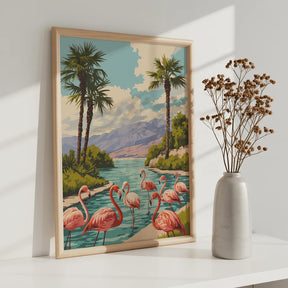 Malen nach Zahlen - Flamingo-Fiesta
