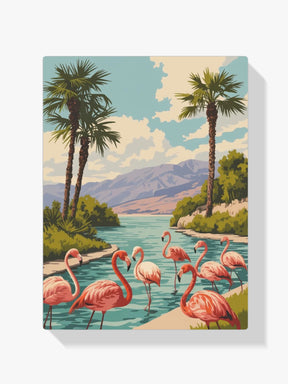 Malen nach Zahlen - Flamingo-Fiesta