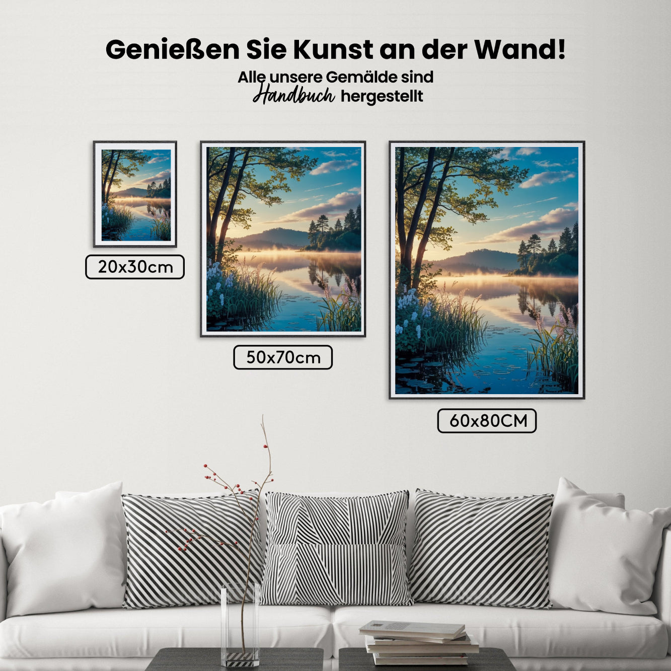 Malen nach Zahlen – Flüstern des Morgensees (1)