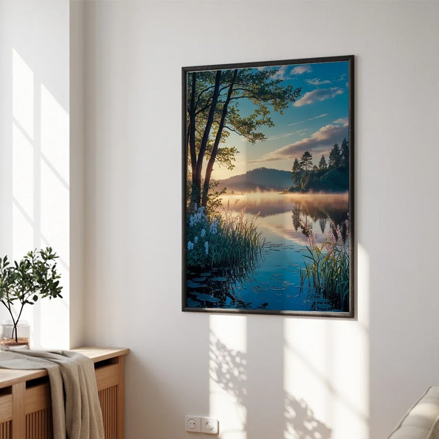 Malen nach Zahlen – Flüstern des Morgensees (4)