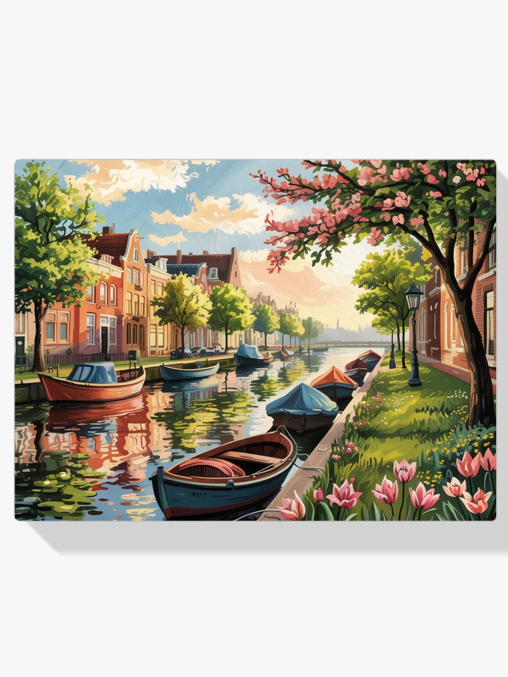 Malen nach Zahlen – Frühling in Amsterdam V2