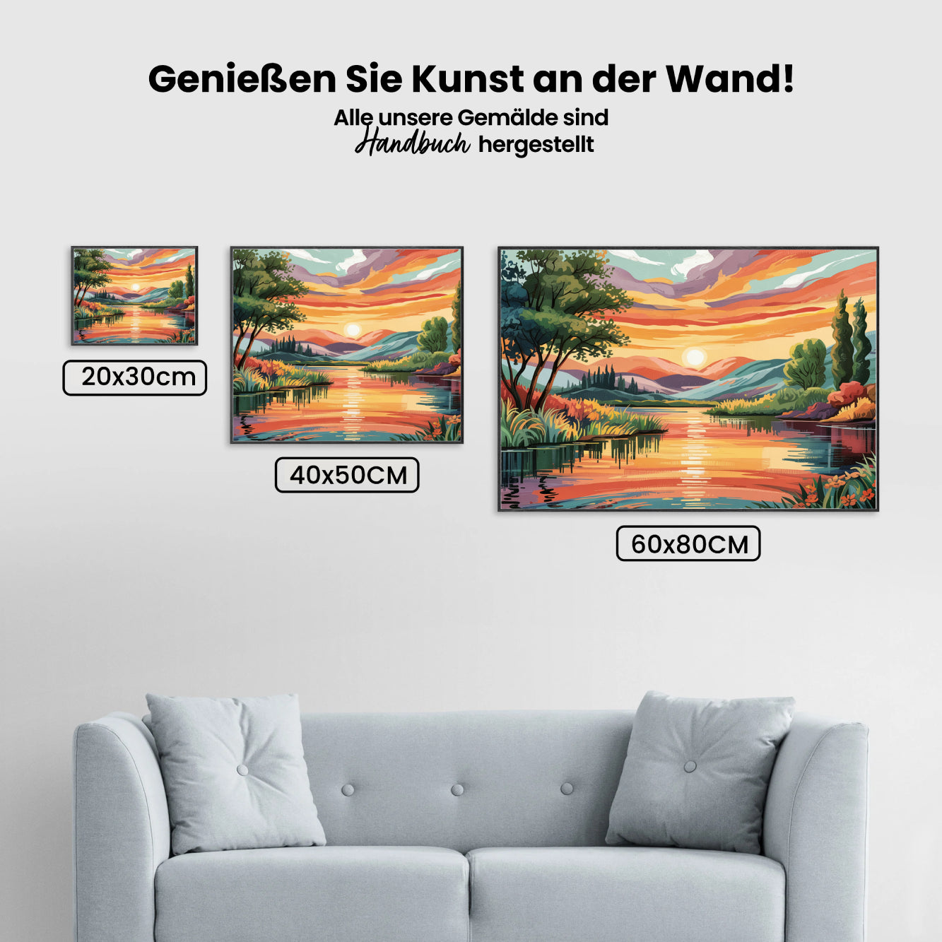 Malen nach Zahlen - Gelassenheit in Farbe