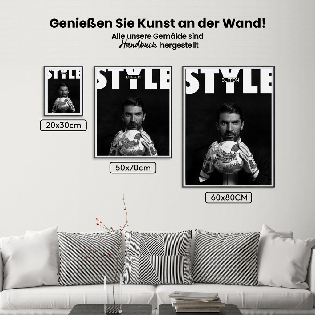Malen nach Zahlen – Gigi Buffon (1)
