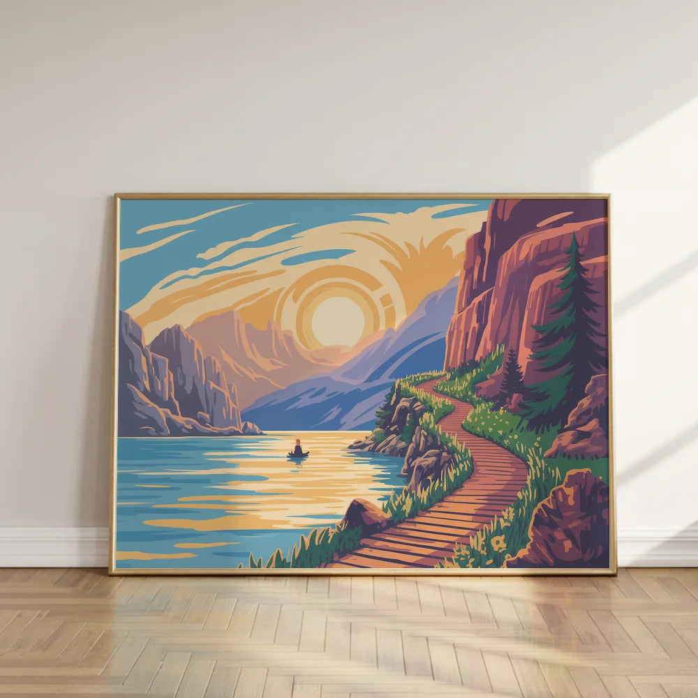 Malen nach Zahlen - Goldener Pfad