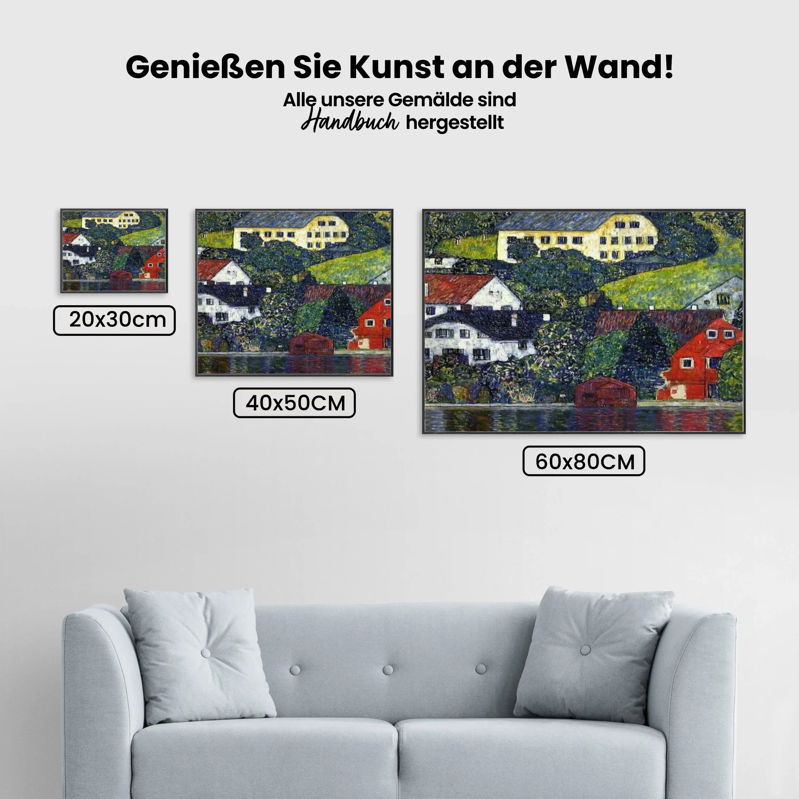 Malen nach Zahlen – Häuser