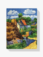 Malen nach Zahlen - Häuser in Auvers