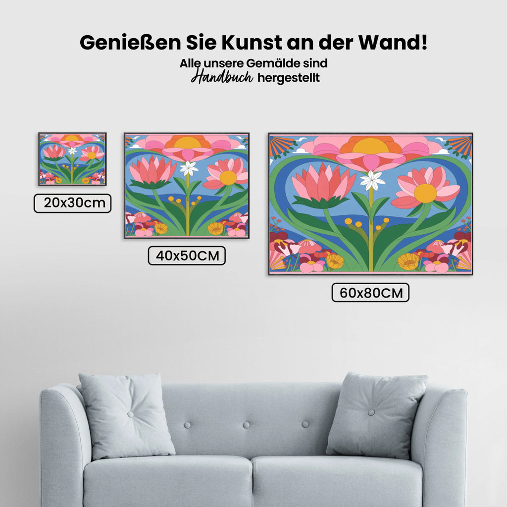 Malen nach Zahlen – Innere Blüte des Friedens (1)