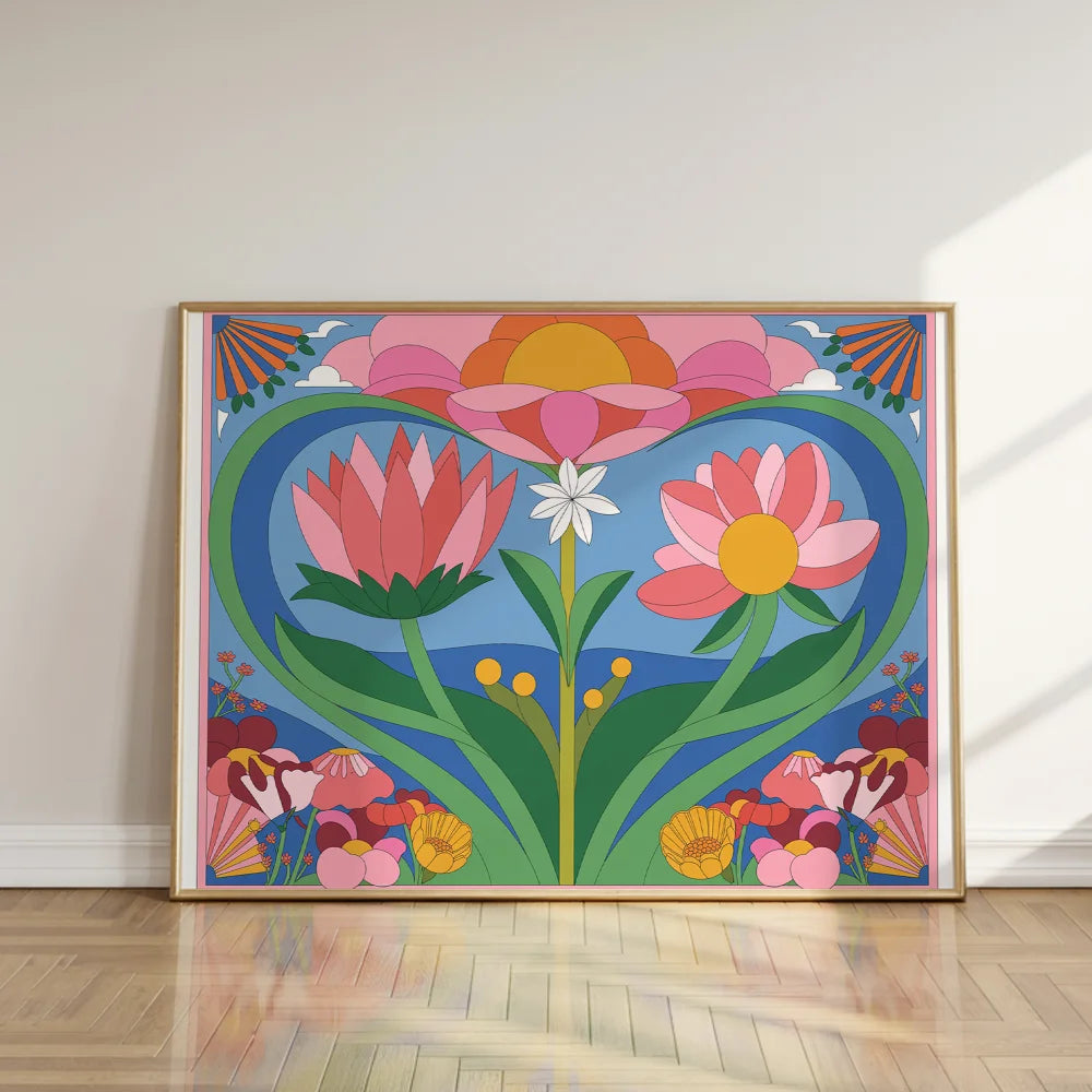 Malen nach Zahlen – Innere Blüte des Friedens-8