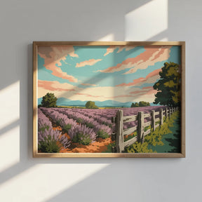 Malen nach Zahlen - Lila Horizont