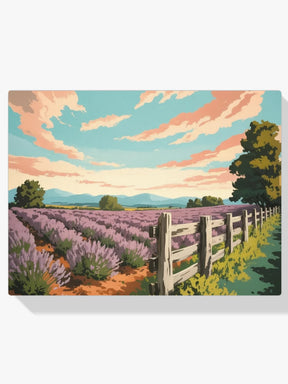 Malen nach Zahlen - Lila Horizont