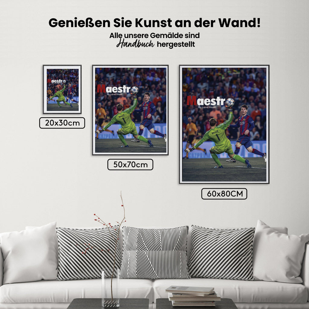 Malen nach Zahlen – Lionel Messi (2)