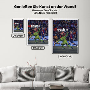 Malen nach Zahlen - Lionel Messi