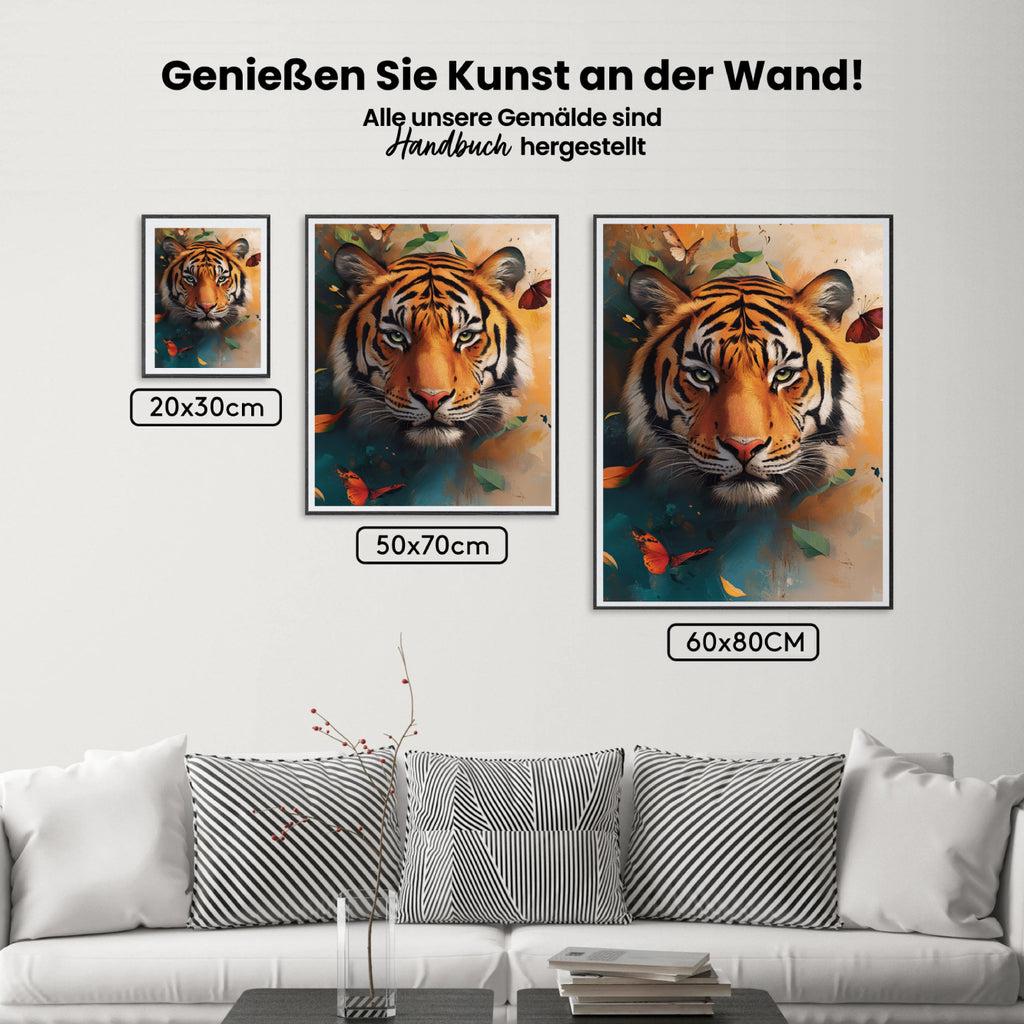 Malen nach Zahlen – Majestätischer Tiger-2