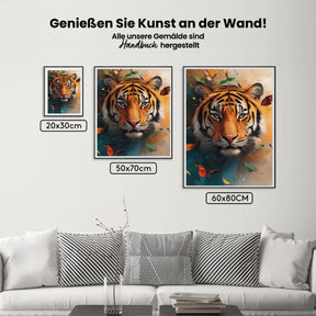 Malen nach Zahlen - Majestätischer Tiger