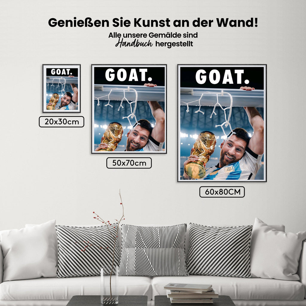 Malen nach Zahlen – Messi (1)