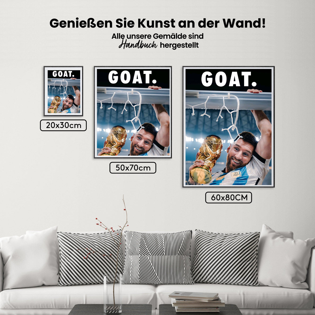 Malen nach Zahlen - Messi