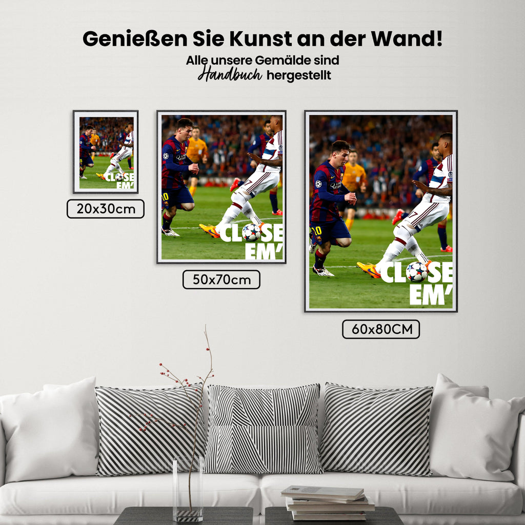 Malen nach Zahlen – Messi (3)
