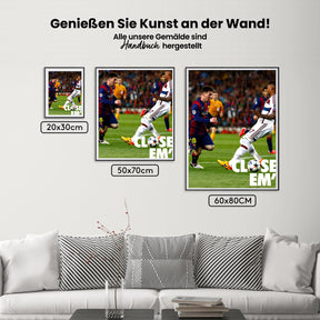Malen nach Zahlen - Messi