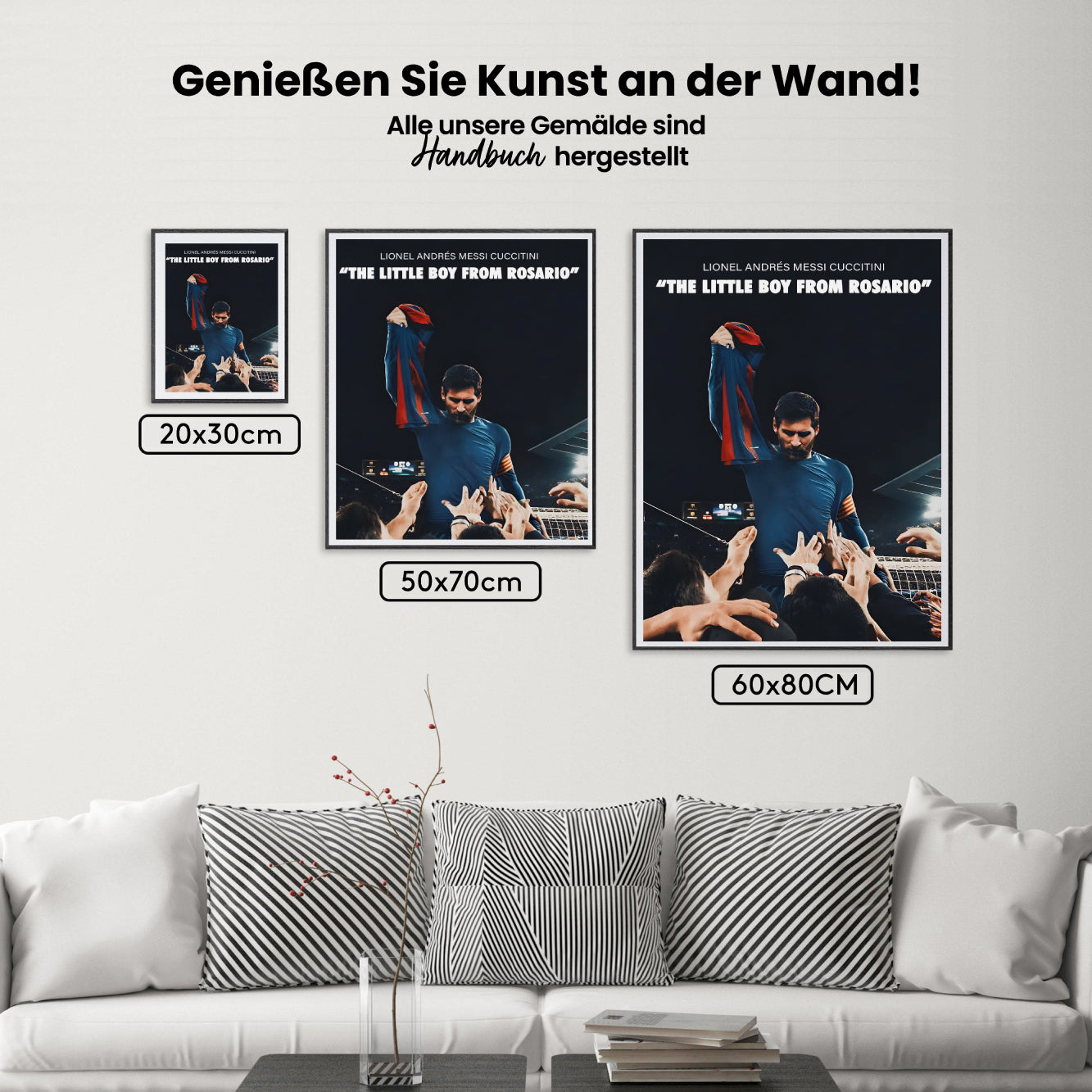 Malen nach Zahlen - Messi