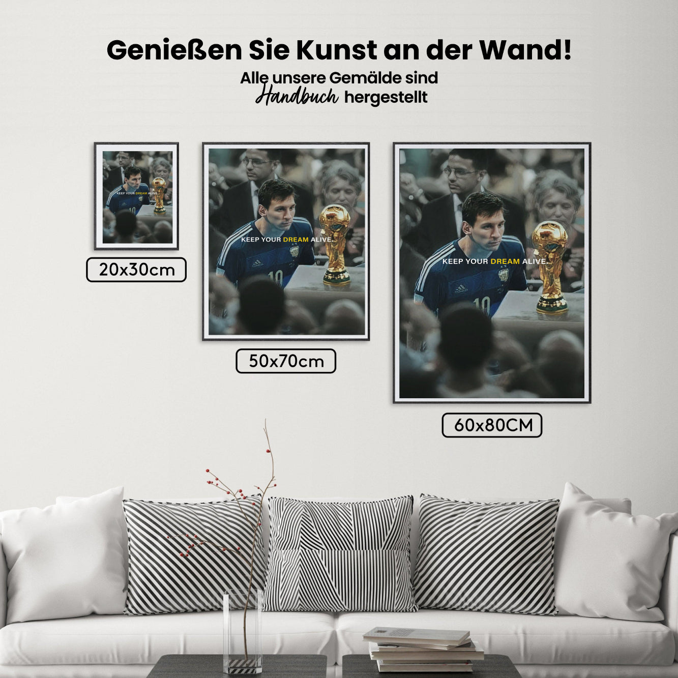 Malen nach Zahlen - Messi