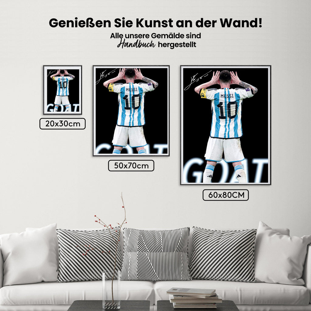 Malen nach Zahlen – Messi (7)