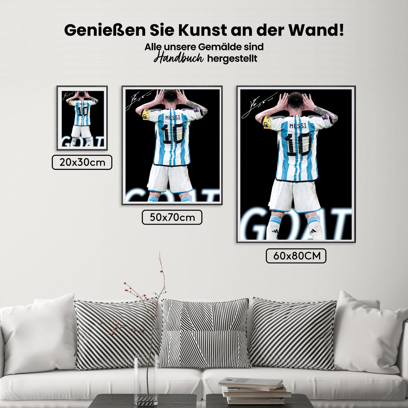 Malen nach Zahlen - Messi