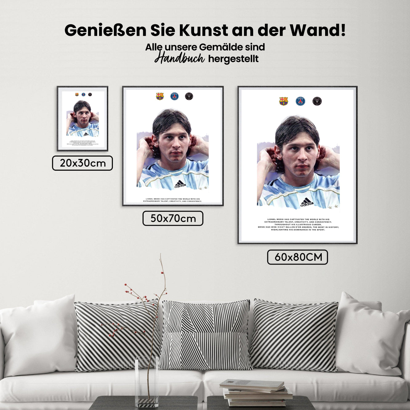 Malen nach Zahlen - Messi
