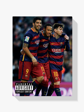 Malen nach Zahlen - Messi, Suarez und Neymar