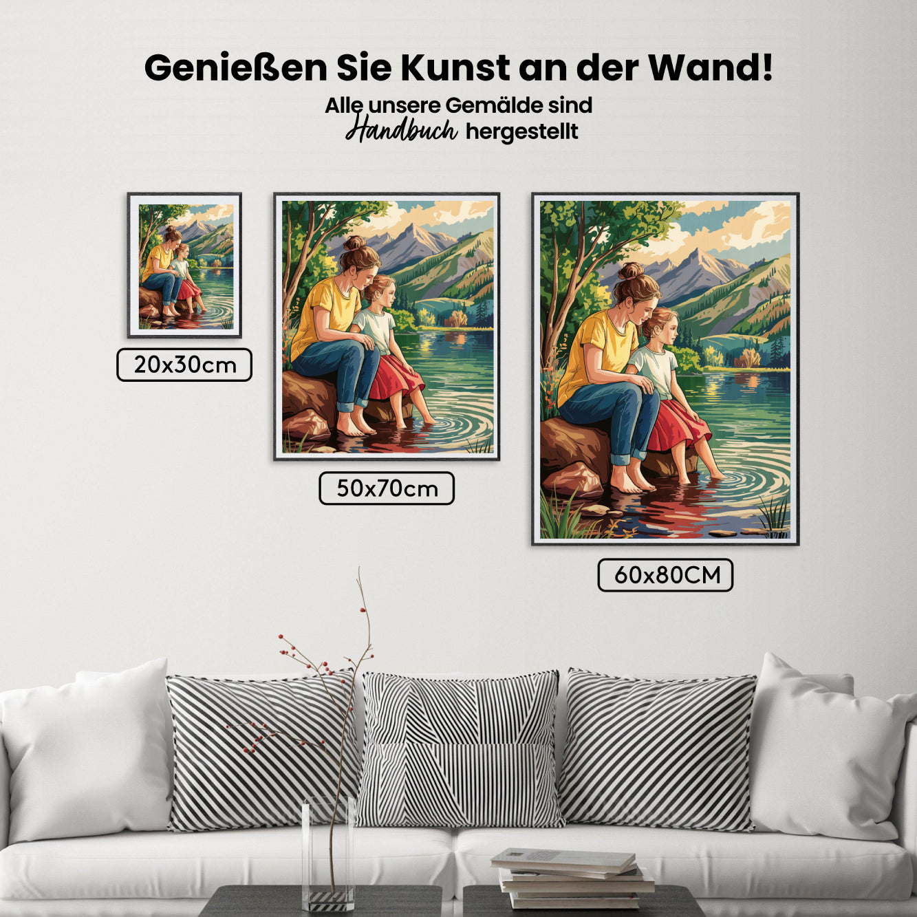 Malen nach Zahlen - Moment am See