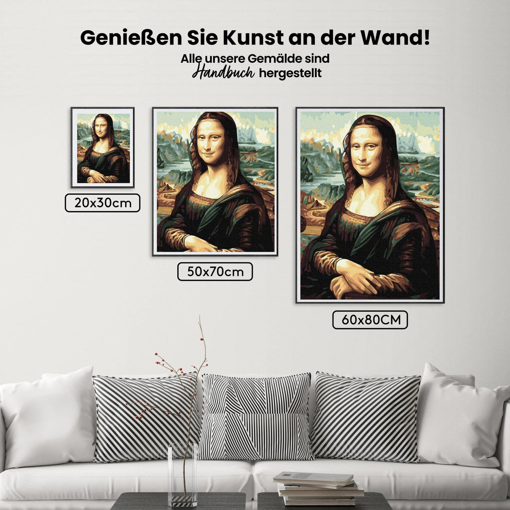 Malen nach Zahlen - Mona Lisas Lächeln
