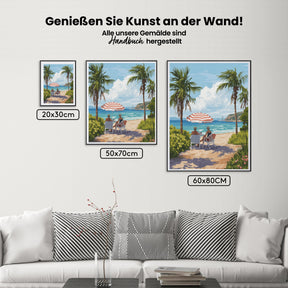 Malen nach Zahlen - Nachmittag am Meer