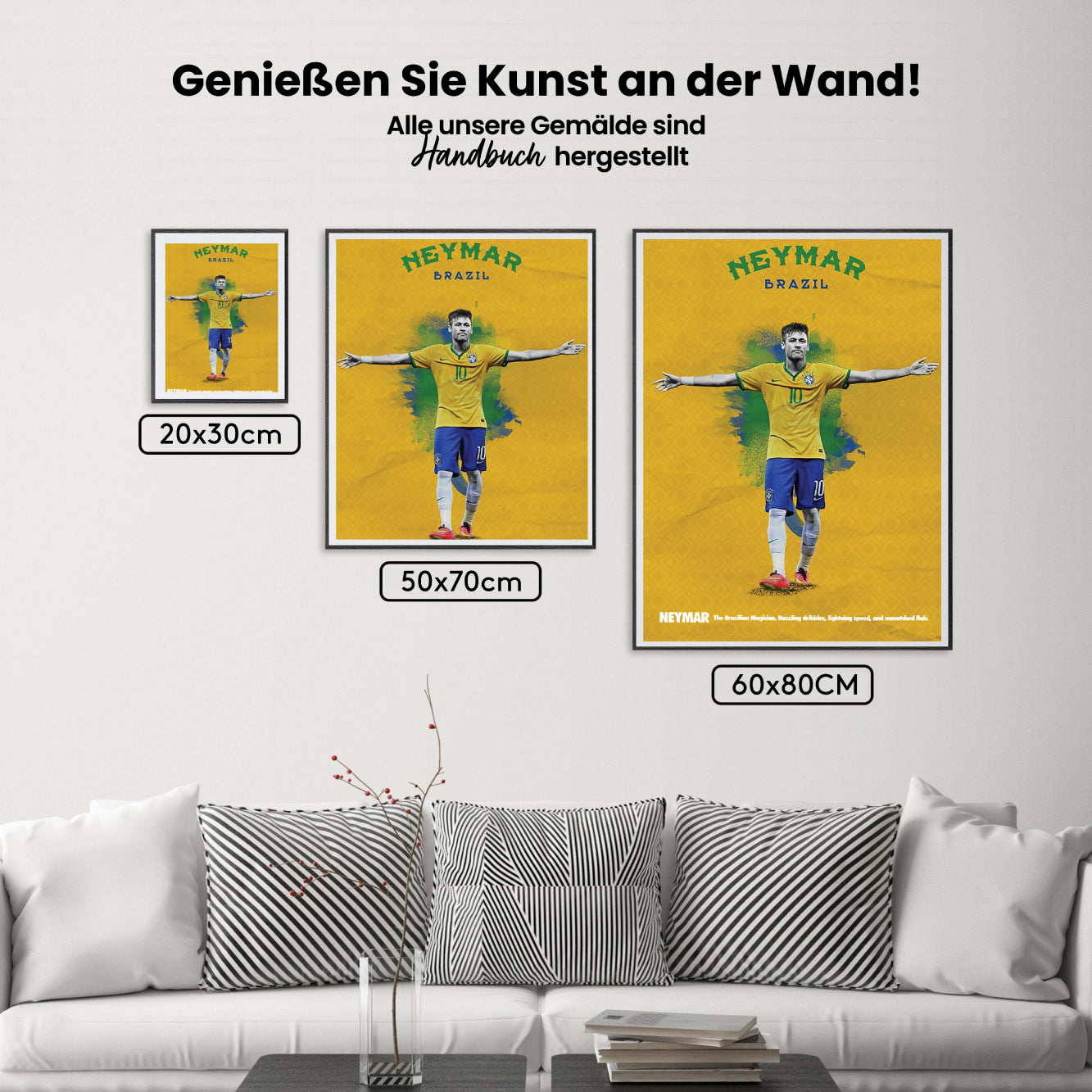 Malen nach Zahlen - Neymar