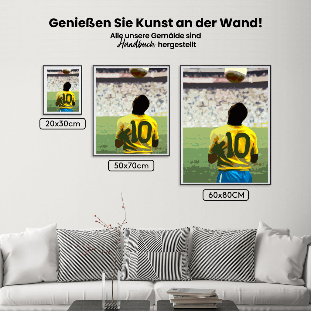 Malen nach Zahlen – Pelé (1)