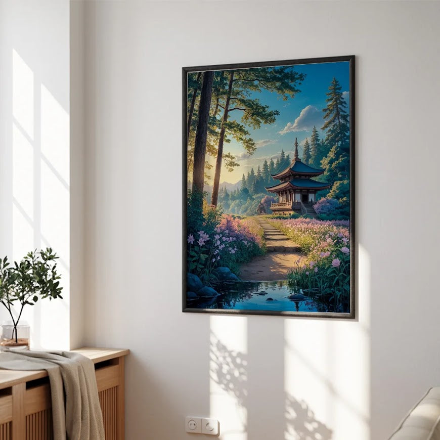 Malen nach Zahlen - Pfad zum verborgenen Tempel