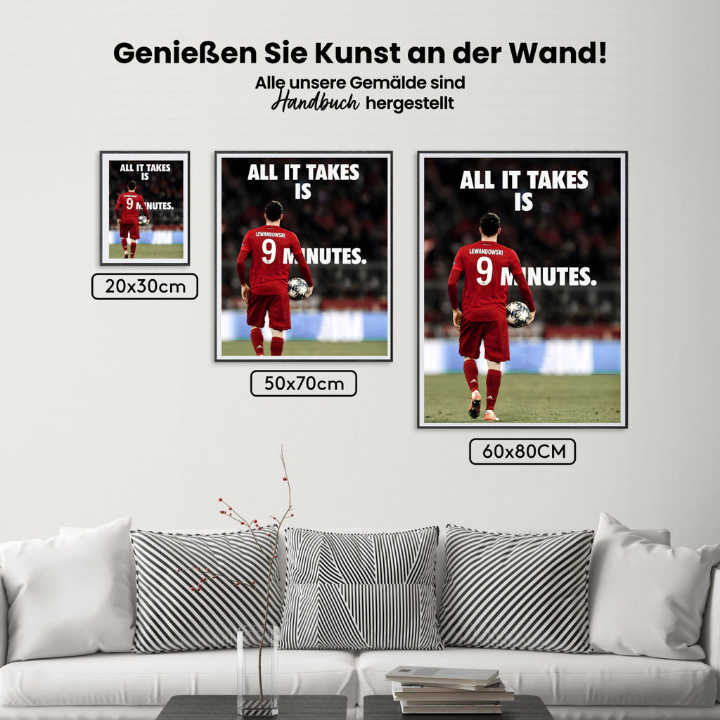 Malen nach Zahlen – Robert Lewandowski (1)