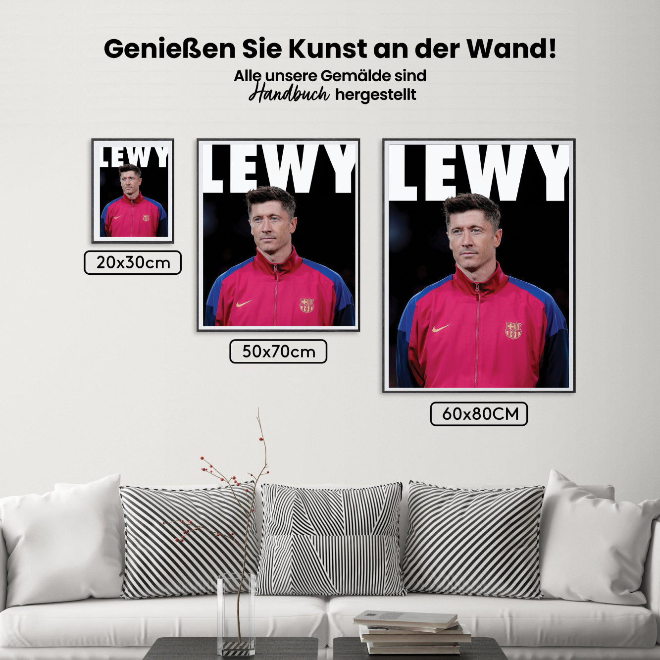 Malen nach Zahlen – Robert Lewandowski (2)