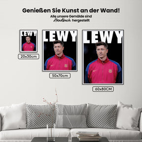 Malen nach Zahlen - Robert Lewandowski