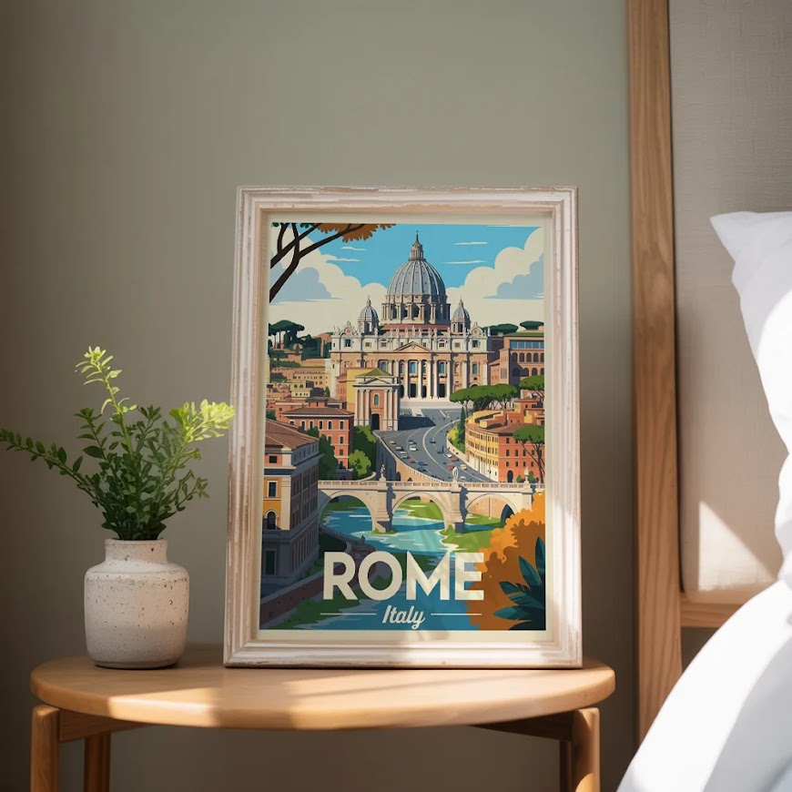 Malen nach Zahlen – Rom, Italien (1)