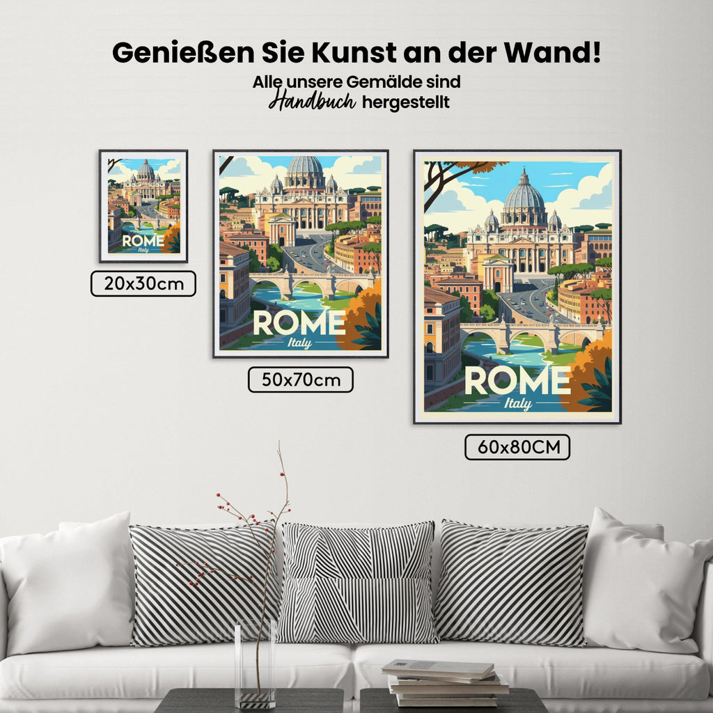 Malen nach Zahlen – Rom, Italien (1)