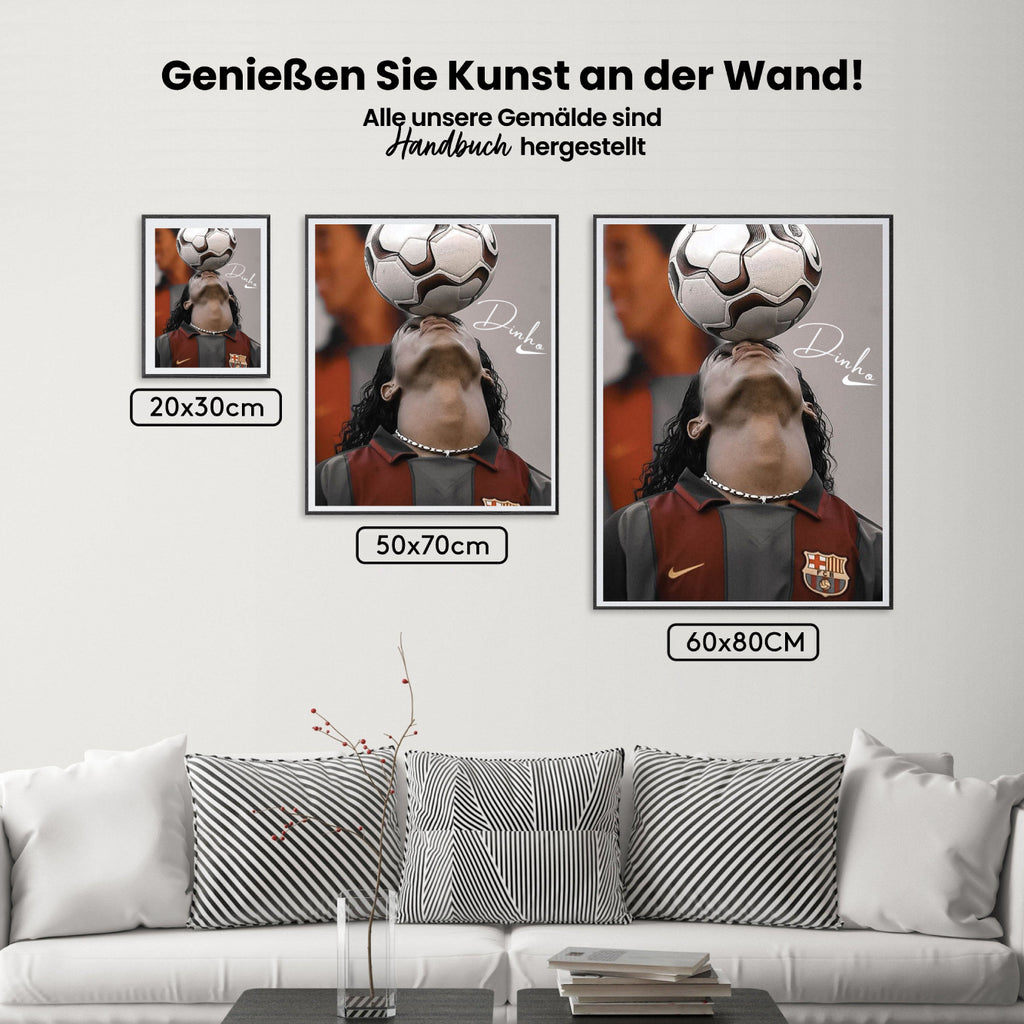 Malen nach Zahlen – Ronaldinho (4)