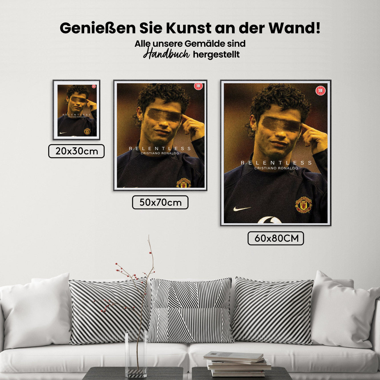 Malen nach Zahlen – Ronaldo (1)
