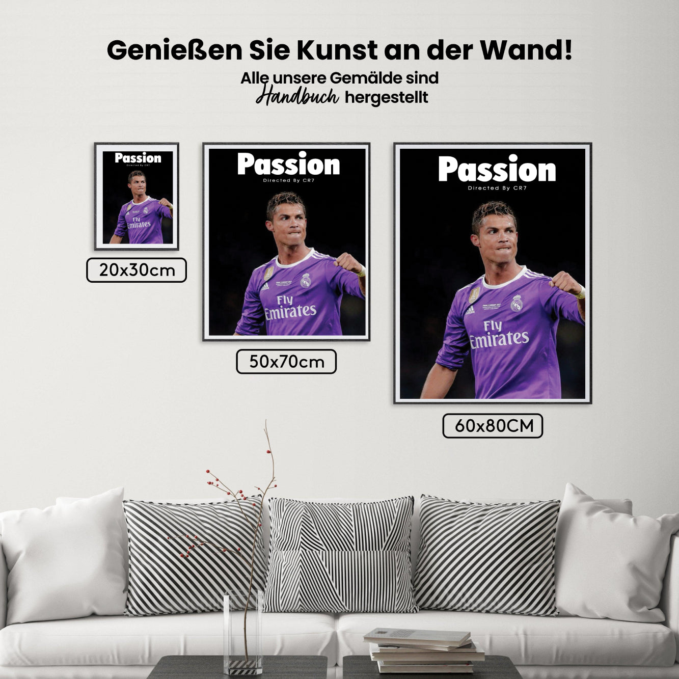 Malen nach Zahlen – Ronaldo (2)