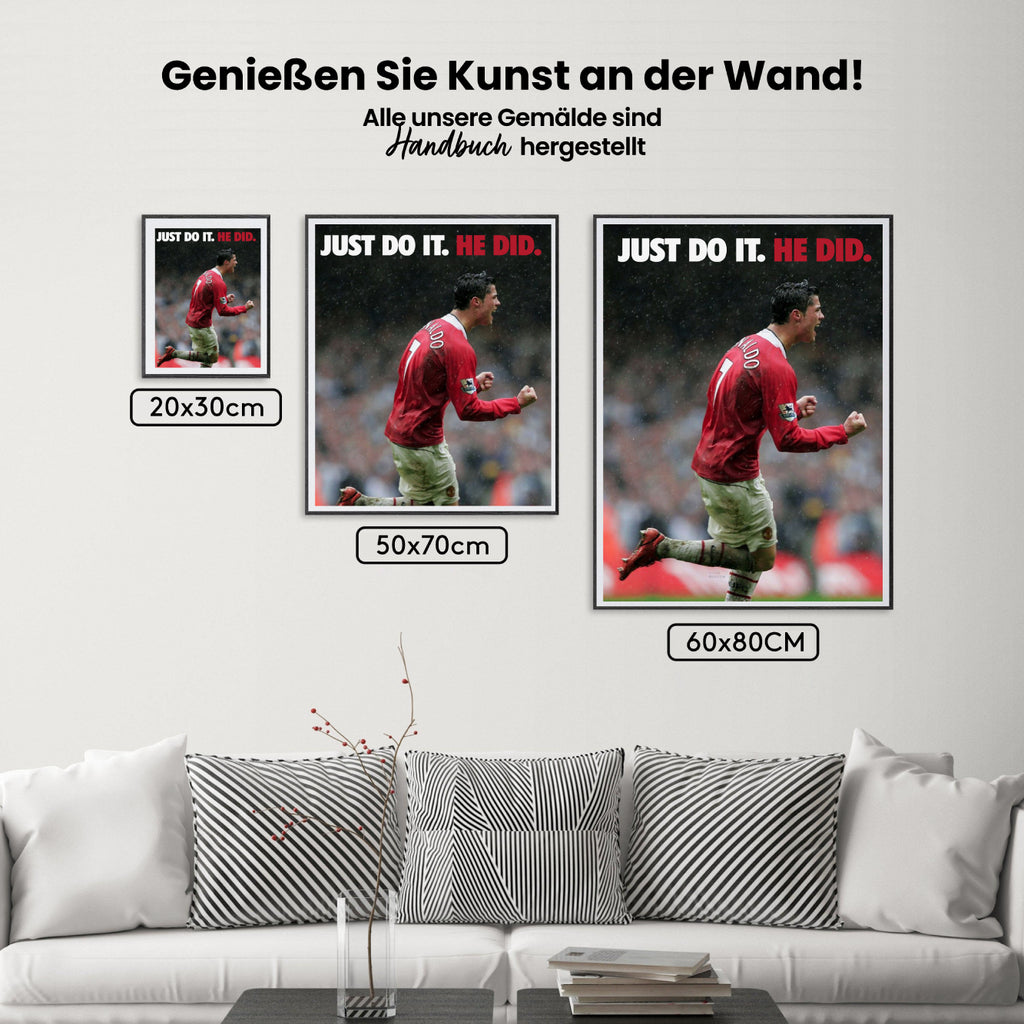 Malen nach Zahlen – Ronaldo (3)