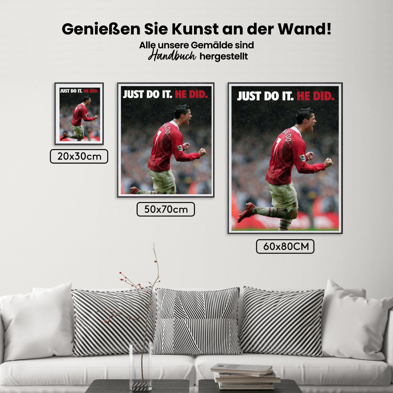 Malen nach Zahlen – Ronaldo (3)