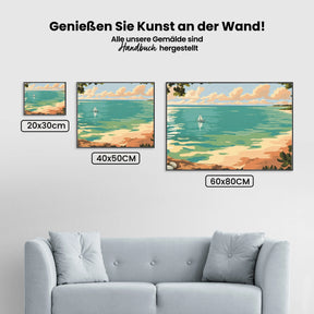 Malen nach Zahlen - Ruhiger Horizont