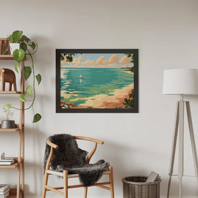 Malen nach Zahlen - Ruhiger Horizont