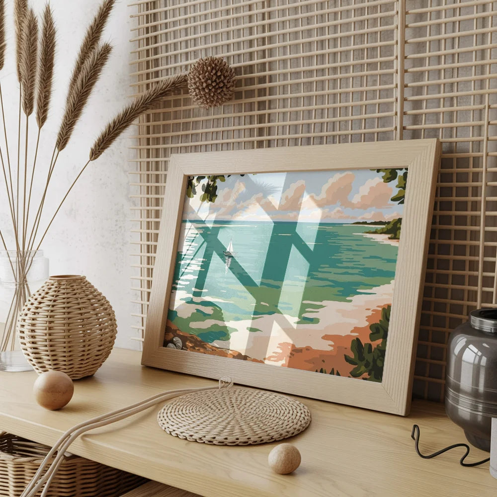 Malen nach Zahlen - Ruhiger Horizont