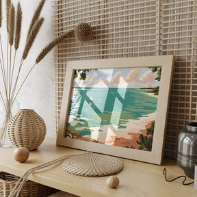 Malen nach Zahlen - Ruhiger Horizont