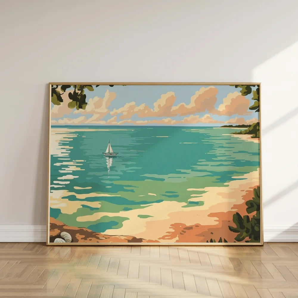 Malen nach Zahlen – Ruhiger Horizont-8